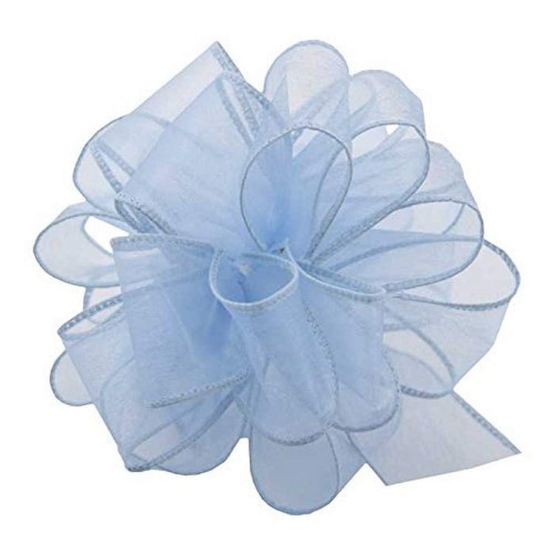 Berwick Iss-040-50-Bbl Blue Wired Edge Ribbon